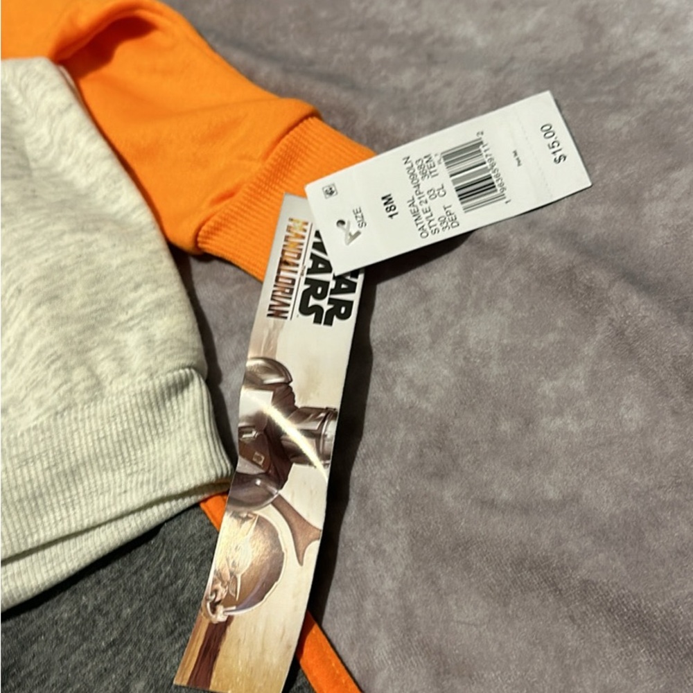 Star Wars Orange Pumpkin Graphic sweet pant and shirt. - Picture 2 of 4